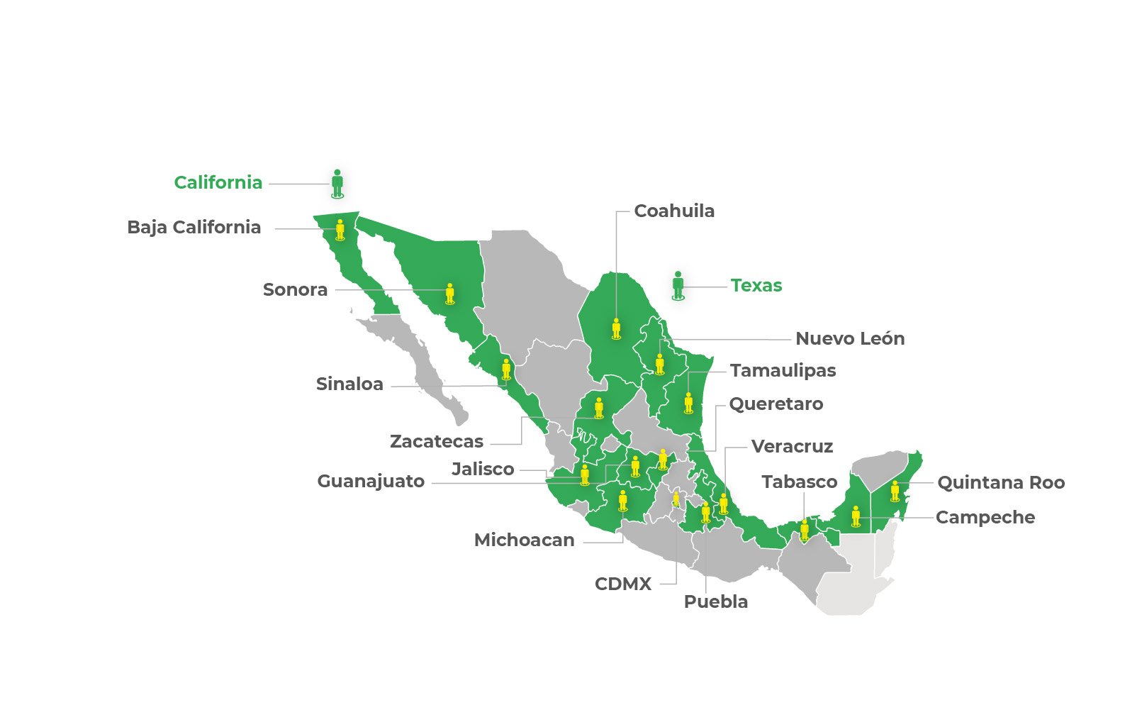 mapa red comercial mapa red comercial